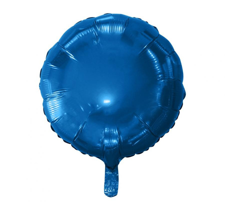 Balon foliowy "Okrągły", granatowy, 18"