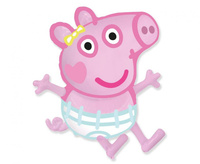 Balon foliowy 24" - Peppa Pig: Evie, niepakowany