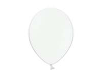 Balony 23cm, Pastel White (1 op. / 100 szt.)