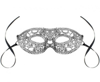 Maseczka ażurowa Srebrna Dama