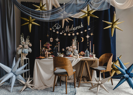 Baner Eid Mubarak, 200 cm, mix