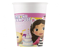 Kubeczki papierowe Gabby's Dollhouse, 200ml, 8 szt. (papier FSC)