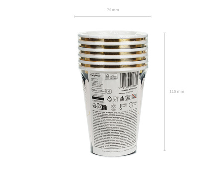 Kubeczki Pająk, mix, 400 ml (1 op. / 6 szt.)