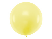 Balon okrągły 1m, Pastel Light Yellow