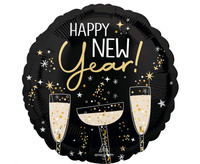 Balon foliowy 18"  Bubbly New Year