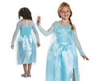 Strój Elsa Classic - Frozen (licencja), rozm. S (5-6 lat)