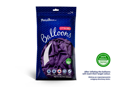 Balony Strong 30cm, Metallic Purple (1 op. / 50 szt.)