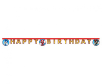 Banner Sonic - Happy Birthday, 200 cm