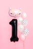 Balon foliowy Cyfra ''1'', 86cm, czarny