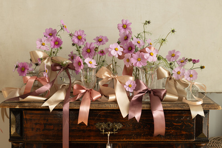 Tasiemka satynowa, brzoskwinia, 38mm/25m