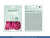 Balony Eco 26cm pastelowe, fuksja (1 op. / 10 szt.)