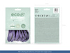 Balony Eco 30cm metalizowane, lawenda (1 op. / 10 szt.)
