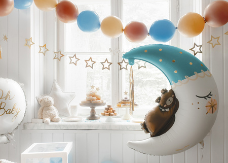 Balony z łącznikiem, 33 cm, jasny niebieski (1 op. / 20 szt.)