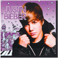 Serwetki 33 x 33 cm "Justin Bieber"