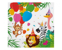 Serwetki papierowe Jungle Balloons FSC, 33x33 cm, 20 szt.