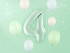 Balon foliowy Cyfra ''4'', 72cm, zieleń