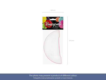 Kula bibułowa, j. kremowy, 20cm