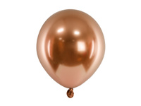 Balony Glossy 12 cm, miedziany (1 op. / 50 szt.)