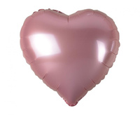 Balon foliowy "Serce", jasnoróżowe, 18"