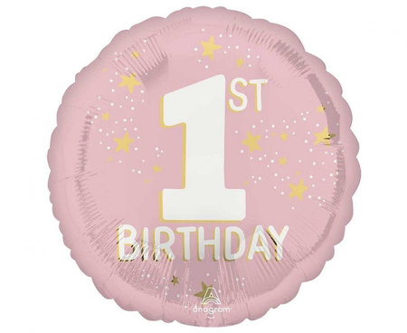 Balon foliowy 18" - Little Miss Wonderful 1st Bday