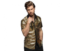 Koszula Disco,diamentowa złota, rozm. XL