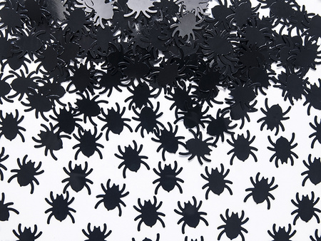 Konfetti Pająki, czarny, 1,2 x 1,2cm, 15g