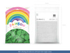 Balony Rainbow 30cm pastelowe, zielony (1 op. / 100 szt.)