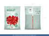 Balony Eco 26cm pastelowe, czerwony (1 op. / 100 szt.)