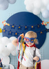 Baner Happy Birthday Samoloty, 2.5 m, mix