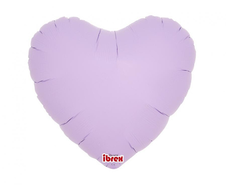 Balon foliowy, serce 14, Pastel Lavender, 5 szt.