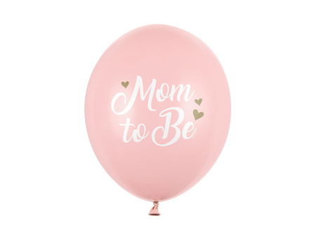 Balony 30 cm, Mom to Be, Pastel Pale Pink (1 op. / 50 szt.)