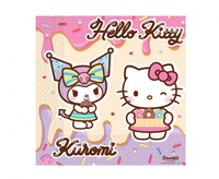 Serwetki papierowe Hello Kitty and Kuromi, 33x33 cm, 20 szt.