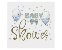 Serwetki Baby Shower Blue, 33x33 cm, 20 szt.