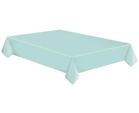 Obrus papierowy White Dots on Mint, 120 x 180 cm