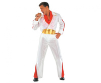 Zestaw dla dorosłych Elegancki Elvis (koszula, spodnie, pasek, chusta), rozm. L