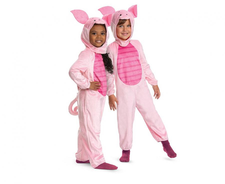 Strój Piglet Deluxe -Winnie the Pooh (licencja), rozm. XXS (2 lat)