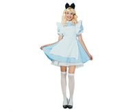 Zestaw dla dorosłych Alicja (opaska, sukienka, fartuszek ), rozm. S