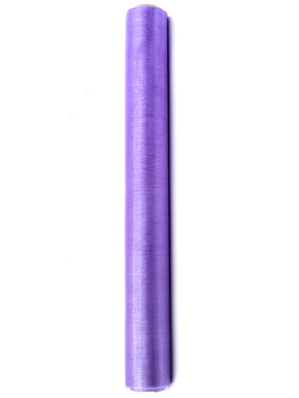 Organza Gładka, liliowy, 0,36 x 9m (1 szt. / 9 mb.)