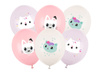Balony 30 cm, Koci Domek Gabi, mix (1 op. / 6 szt.)