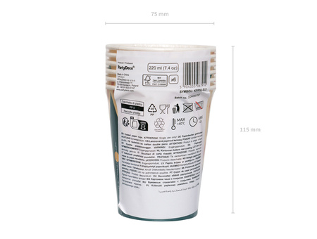 Kubeczki Cyrk, mix, 220 ml (1 op. / 6 szt.)