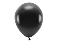 Balony Eco 30cm metalizowane, czarny (1 op. / 100 szt.)