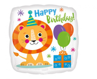Balon foliowy 18" - Urodzinowy lew