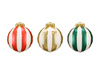 Balony foliowe Bombki, 42x46cm, mix (1 op. / 3 szt.)