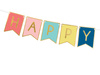 Baner Happy Birthday, mix, 15 x 175 cm