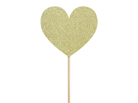 Dekoracje do muffinek Sweet Love - Serca (1 op. / 6 szt.)