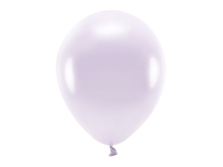 Balony Eco 30cm metalizowane, liliowy (1 op. / 10 szt.)