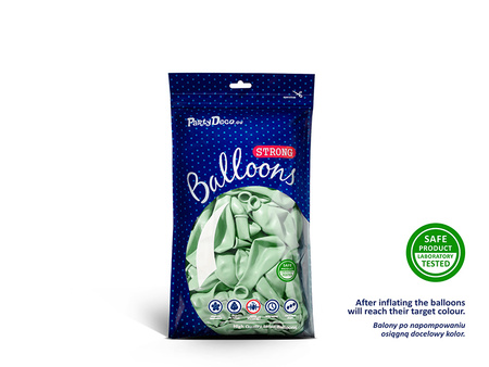 Balony Strong 12cm, Pastel Pistachio (1 op. / 100 szt.)