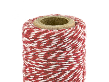 Sznurek piekarski, czerwony, 50m (1 szt. / 50 mb.)