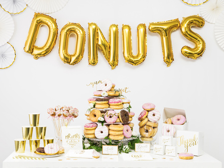 Pudełeczka Thank you, biały, 6x3,5x5,5cm (1 op. / 10 szt.)