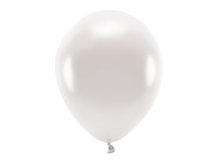 Balony Eco 30cm metalizowane, perłowy (1 op. / 100 szt.)